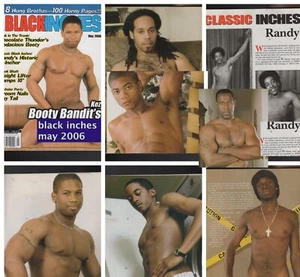BLACK INCHES 5-06 MAY 2006 HTF HUGE MEN FELIPE SAINZ BIG SINN BACHELOR PARTY MEN - Picture 1 of 1