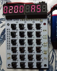 KIM Uno MOS KIM-1 Clone DIY KIT 6502 SBC - Arduino Pro Mini - Apple I COSMAC Elf