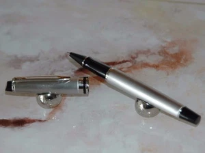 AUSSERGEWÖHNLICHER KUGELSCHREIBER WATERMAN EXPERT eisgrau NEU AB LAGER ballpoint pen - Bild 1 von 8