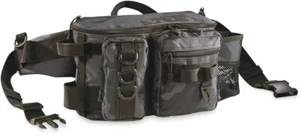 Field & Stream Cactus Jack Pesca Cintura Sling Pack - Impermeable Negro Camuflaje ¡NUEVO! - Imagen 1 de 2