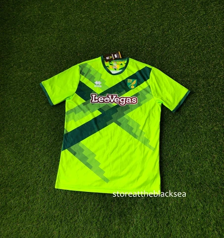 NORWICH CITY 2018 2019 THIRD FOOTBALL SOCCER SHIRT JERSEY GREEN YELLOW MEN 4XL Cover