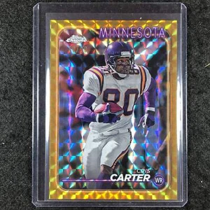 2024 Topps Chrome Football CRIS CARTER Base Gold Geometric 19/50 #119 - Picture 1 of 1