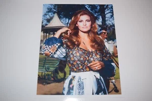 Raquel Welch Pinup 8x10 Hochglanz Foto vollbusig sexy wunderschön Dekolleté 0709 - Bild 1 von 1
