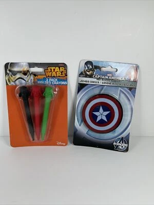 Lote de material escolar filme super-herói Capitão Americano Star Wars Avengers Eraser - Imagem 1 de 4