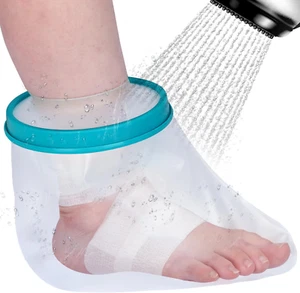 VESKIMER 100% Waterproof Foot Cast Cover for Shower Adult, Bath - Reusable Showe - Picture 1 of 12