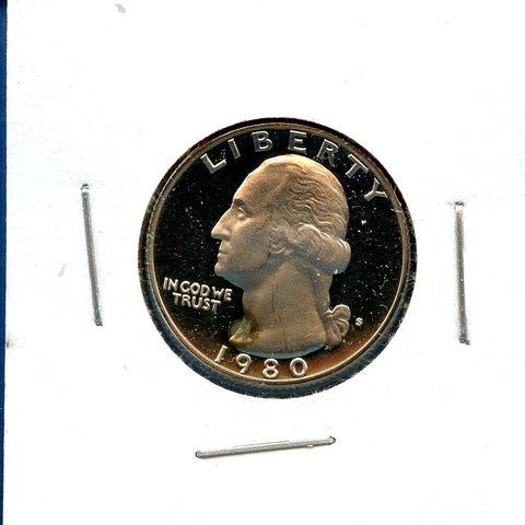 1980 S 1981 S 1982 S 1984 S Proof Washington Quarter Lot 2x80S,3x81S,2x82S,1x84S Cover