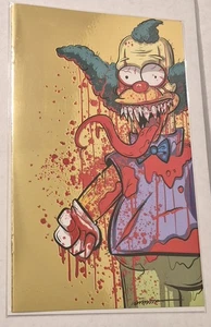 Cuaderno de bocetos Krusty The Clown Gorkem lámina de oro sangriento 2025 defecto LTD 25 agotado - Imagen 1 de 1