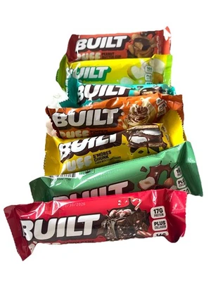 NEW Holiday Asst Built Puff Protein Bars, Collagen, Gluten Free Marshmallow Bars - Image 1 of 4