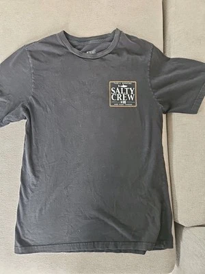 Camiseta de surf Salty Crew Thrill Seekers Risk Takers para niños L negra manga corta Foto 1 de 4