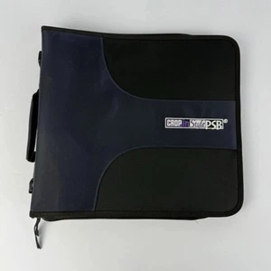 Crop In Style PSB Scrapbook Binder 14"x15" Zippered Sticker Organizer + 6 Pages - Picture 1 of 8