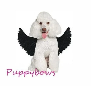 Halloween white angel wings for dogs 45-95lbs dog costume feather large dogs - Picture 1 of 5