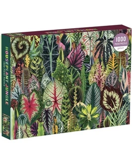 Galison 1000 Teile Puzzle Botanische Blumen Zimmerpflanze Dschungel Grün - Bild 1 von 4