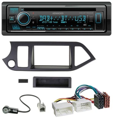Kenwood MP3 Bluetooth DAB USB CD Autoradio für Kia Picanto ab 2011 Start-Stop - Bild 1 von 4