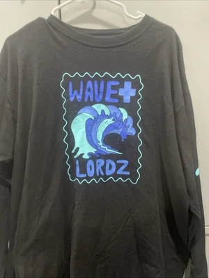 Pink Dolphin Men's Xl Long Sleeve T-shirt Wave Lordz Shirt - Image 1 of 4