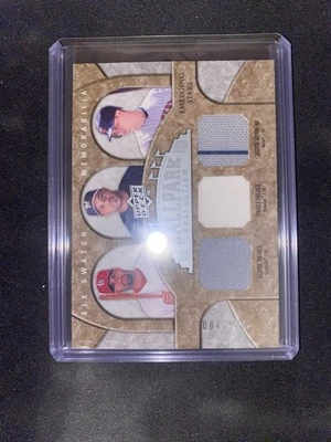 Parche de estadio 2009 Albert Pujols Prince Fielder Justin Morneau juego usado/200 Foto 1 de 2