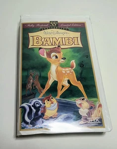 Bambi: 55th Anniversary Walt Disney's Masterpiece (VHS, Limited Edition) - Picture 1 of 2