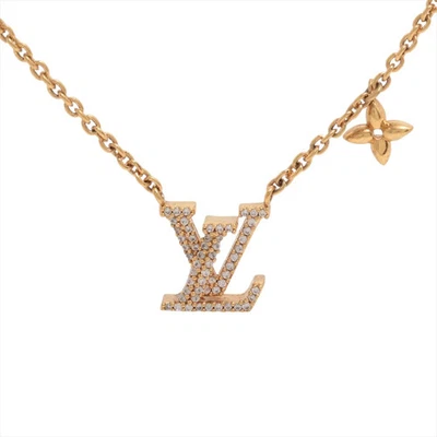 Louis Vuitton M00596 Collier LV Iconic TE1255 Necklace GP×Rhinestone Gold - Image 1 of 4