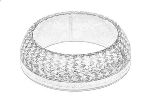 Gasket, exhaust system OE MITSUBISHI 1575A085 for OUTLANDER III 2.4 2018-2022 - Picture 1 of 6