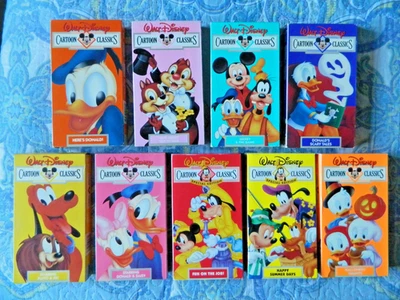Walt Disney Cartoon Classics VHS Lot - Image 1 of 4