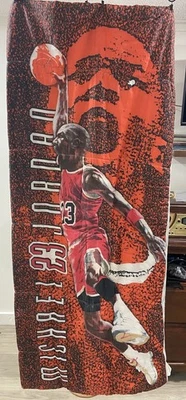 "Saco de dormir Michael Jordan 1991 NBA Chicago Bulls usado en excelente estado 30"" X 67""" Foto 1 de 4