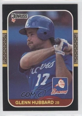 1987 Donruss Glenn Hubbard #634 - Image 1 of 2