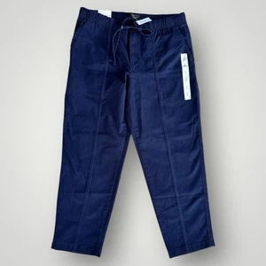 Neu mit Etikett Banana Republic Hose Tapered Mid Rise Größe M marineblau  - Bild 1 von 14