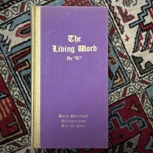 The Living Word by "K" (1936, hardcover) vintage - Imagen 1 de 12