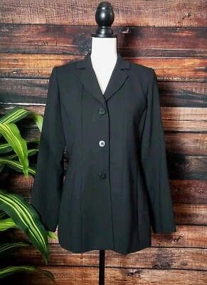 Doncaster Blazer Size 10P 10 Petite Lined 100% Wool Jacket 3 Button VTG - Image 1 of 4