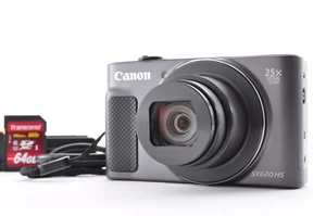 Canon PowerShot SX620 HS Black Near Mint 20.2MP Compact Digital Camera Y1007 - Picture 1 of 20