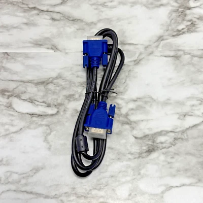 Monitor Cable 6’ Cable Male to Male Video Adapter Cable Blue - Image 1 of 4