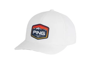 New Ping Four Peaks White Adjustable Snapback Hat/Cap - Picture 1 of 1
