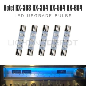 5 piezas Rotel RX-303 RX-304 RX-504 RX-604 Estéreo LED 8V Fusible Bombilla Dial Medidor Luz - Imagen 1 de 4