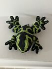 DART FROG Determined Productions 1990 Applause Vintage Beanie Plush Toy Animal