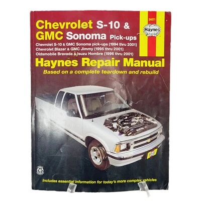 Haynes 24071 Repair/Shop Manual - Chevrolet S10 and GMC Sonoma 1994-2001 - Image 1 of 4