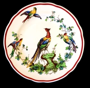 Stunning Spode Chelsea Bird Salad Plate - Picture 1 of 3