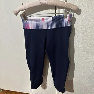 Lululemon Run Fast Free Rüschen kurze Leggings Größe 4 - Bild 1 von 11