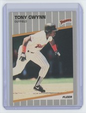 1989 Fleer Tony Gwynn . San Diego Padres #305