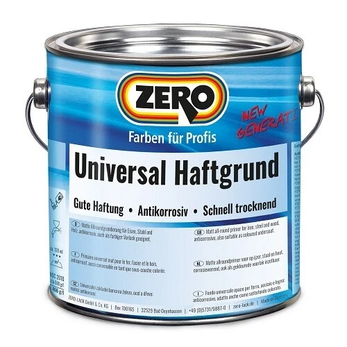 ZERO Universal Haftgrund 121 weiß Grundierung Holz und Metall 2,5 Liter - Bild 1 von 1