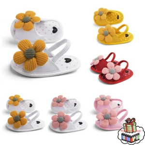 Summer Children's Leisure Sun Flower Baby Sandals Soft Sole Toddler Shoes - Picture 1 of 33