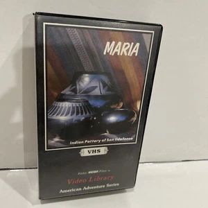 MARIA MARTINEZ INDIAN POTTERY MAKER OF SAN ILDEFONSO VHS  Clay Pottery Making - Picture 1 of 4