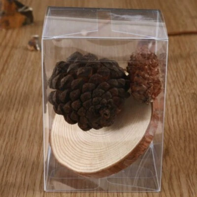 20x Clear PVC Boxes with Protective Film Gift Biscuit Candy Cake Package Box Kit - Image 1 of 4