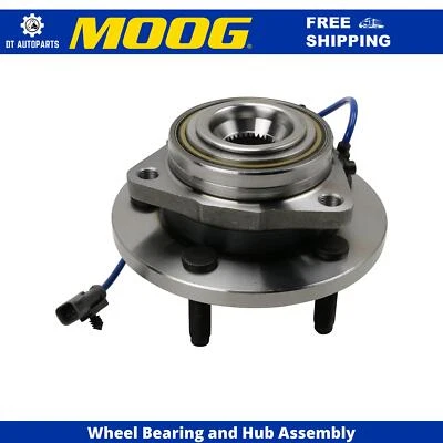 Conjunto de cojinete de rueda y buje delantero MOOG 2007-2009 para Chrysler Aspen 2007-2009 Foto 1 de 4