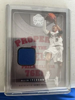 2004-05 Fresh Ink Property Of Game Worn Jersey Allen Iverson - Image 1 of 2