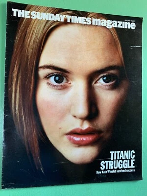 SUNDAY TIMES MAGAZINE 07/01/2001 KATE WINSLET Donna Presley Early Paul Eddy (UK) - Image 1 of 3