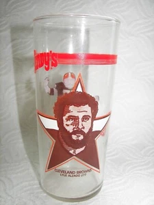 1981 Cleveland Browns Wendy's Glass Lyle Alzado #77 Dr Pepper Kardiac Kids 16 oz - Picture 1 of 3