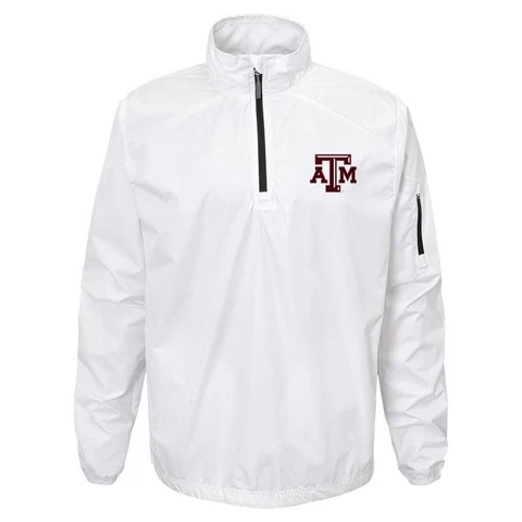 Texas A&M Aggies Men's Coach's 1/4-Zip Jacket - MSRP $55 - FREE SHIPPING Cover