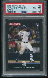 Fernando Tatis Jr 2019 Topps Total Black RC 4/5 PSA 8 - Picture 1 of 2