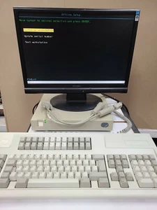 IBM Infowindow II 3488 V13 Twinax Logic and w/122 keyboard MONITOR NOT INCLUDED! - Picture 1 of 10