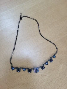 Pilgrim Danish Design Necklace with Pink & Purple Stones - Picture 1 of 4