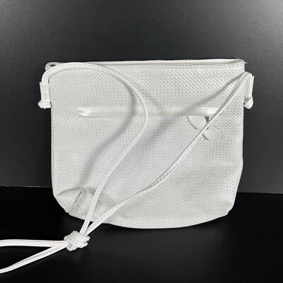 Vintage Purse Bags by PINKY Leather Cream White  Crossbody Small USA - Image 1 of 4